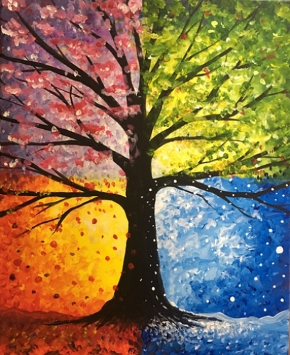 408x500 Paint Nite Hot, Cold, Wet, And Falling - Painting In The Cold