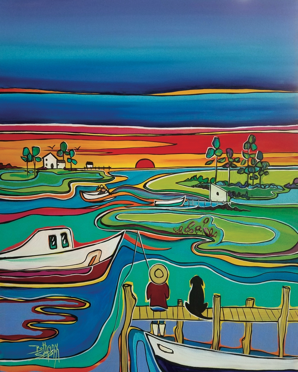 963x1200 Artist Paints Eastern Shore - Painting In Virginia Beach