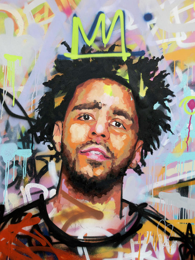 675x900 J Cole Painting By Richard Day - Painting J