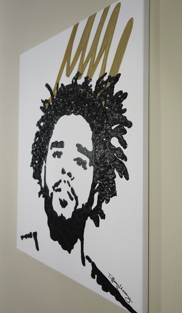 597x1024 J.cole Large Crown 16x20 Tiffany Ussery Artwork - Painting J