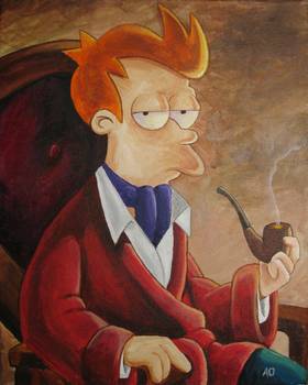 280x350 Philip J. Fry By Mousersix - Painting J