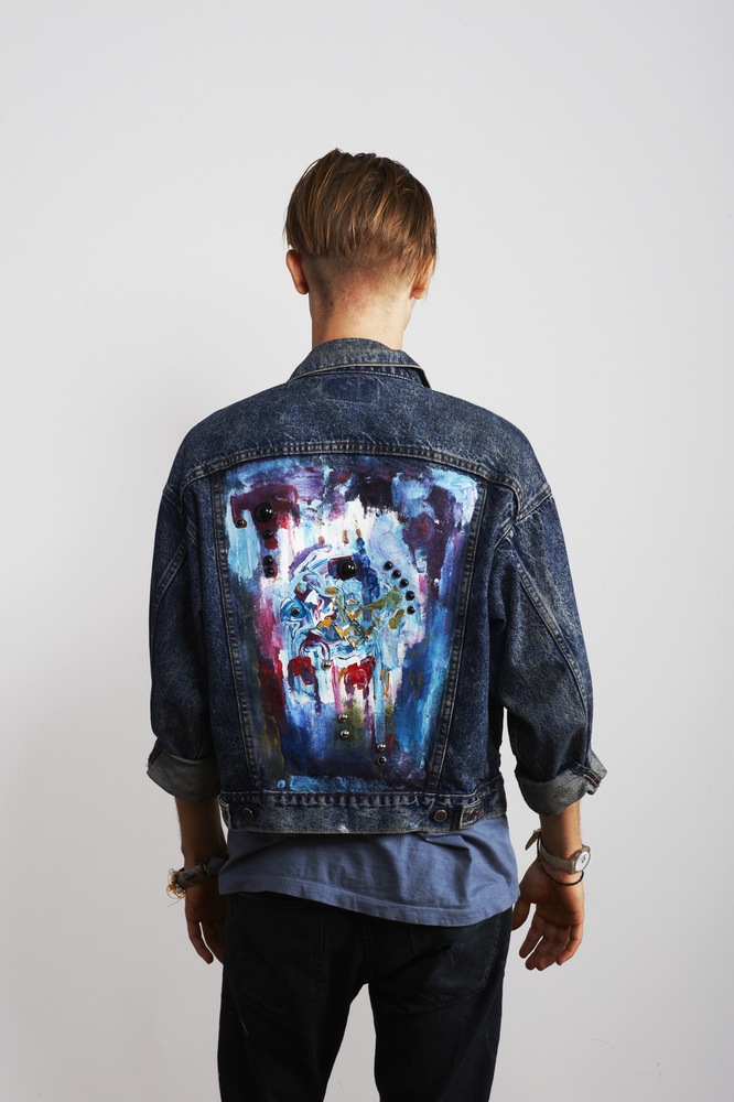 666x1000 Painted Denim Jacket Obra Obscura - Painting Jacket