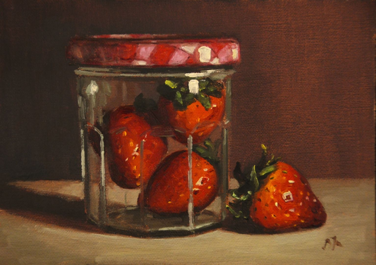 1534x1080 Strawberry Jam - Painting Jam
