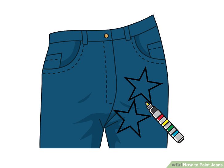 728x546 3 Ways To Paint Jeans - Painting Jeans