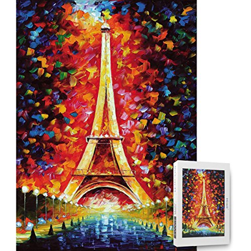 500x500 Ingooood Painting Series Eiffel Tower Paris By Leonid Afremov - Painting Jigsaw Puzzles
