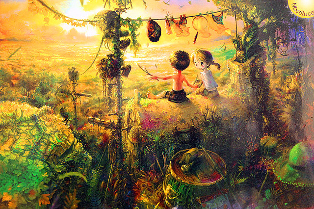 640x426 Noctilucent Educational Puzzle 1000 Pieces Paper Jigsaw Puzzle - Painting Jigsaw Puzzles