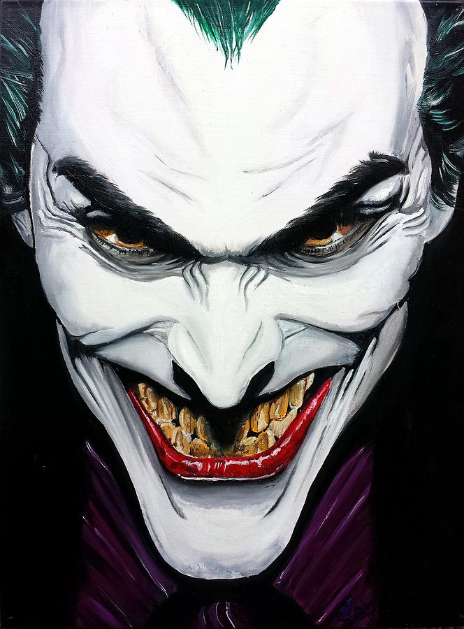 664x900 The Joker .a Tribute To Alex Ross Painting By S G Williams - Painting Joker