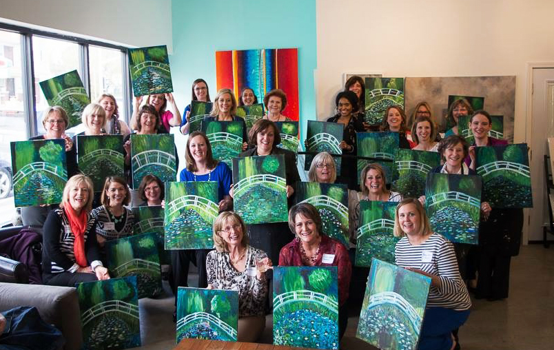 804x508 Hook Gallery Framing Studio, Byob Painting Party, Event Space In Kc - Painting Kansas City