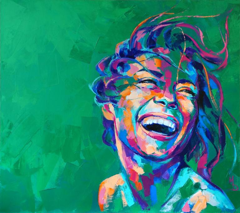 770x683 Saatchi Art Chroma Key Painting By Mari Dein - Painting Key