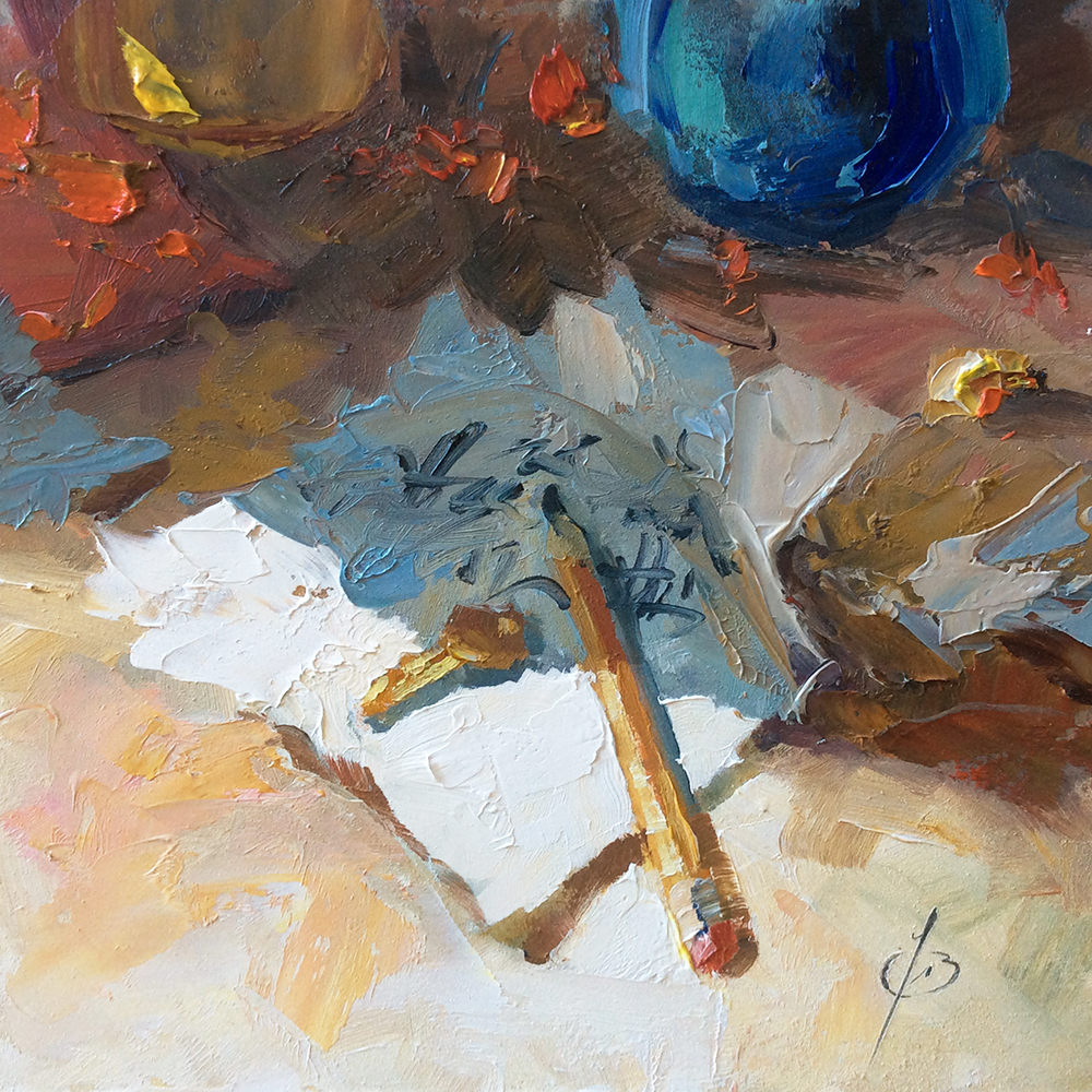 1000x1000 Tom Brown Fine Art Letter Amp Key, Palette Knife Painting By Tom Brown - Painting Key