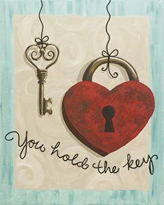 240x300 The Key Is Love Choose Your Painting - Painting Key