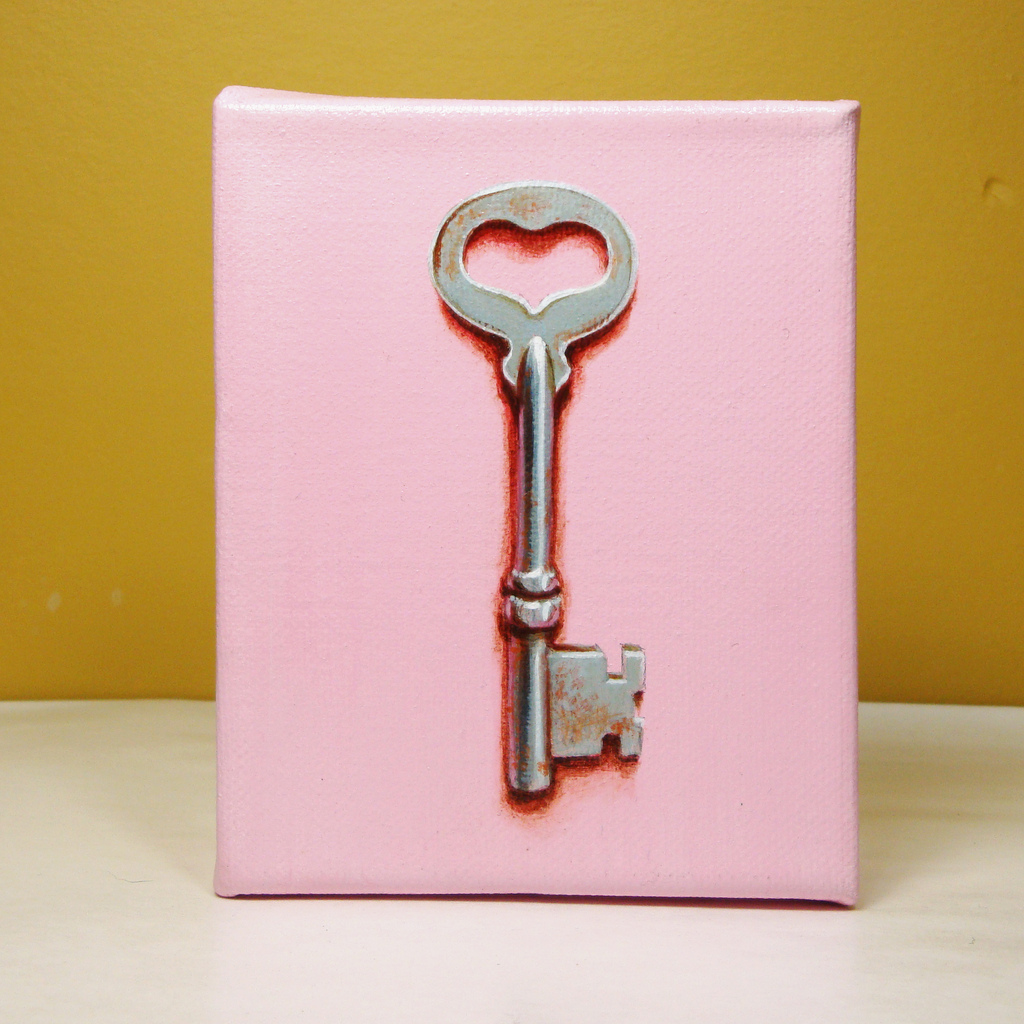 1024x1024 Skeleton Key Painting Julie Beck - Painting Key