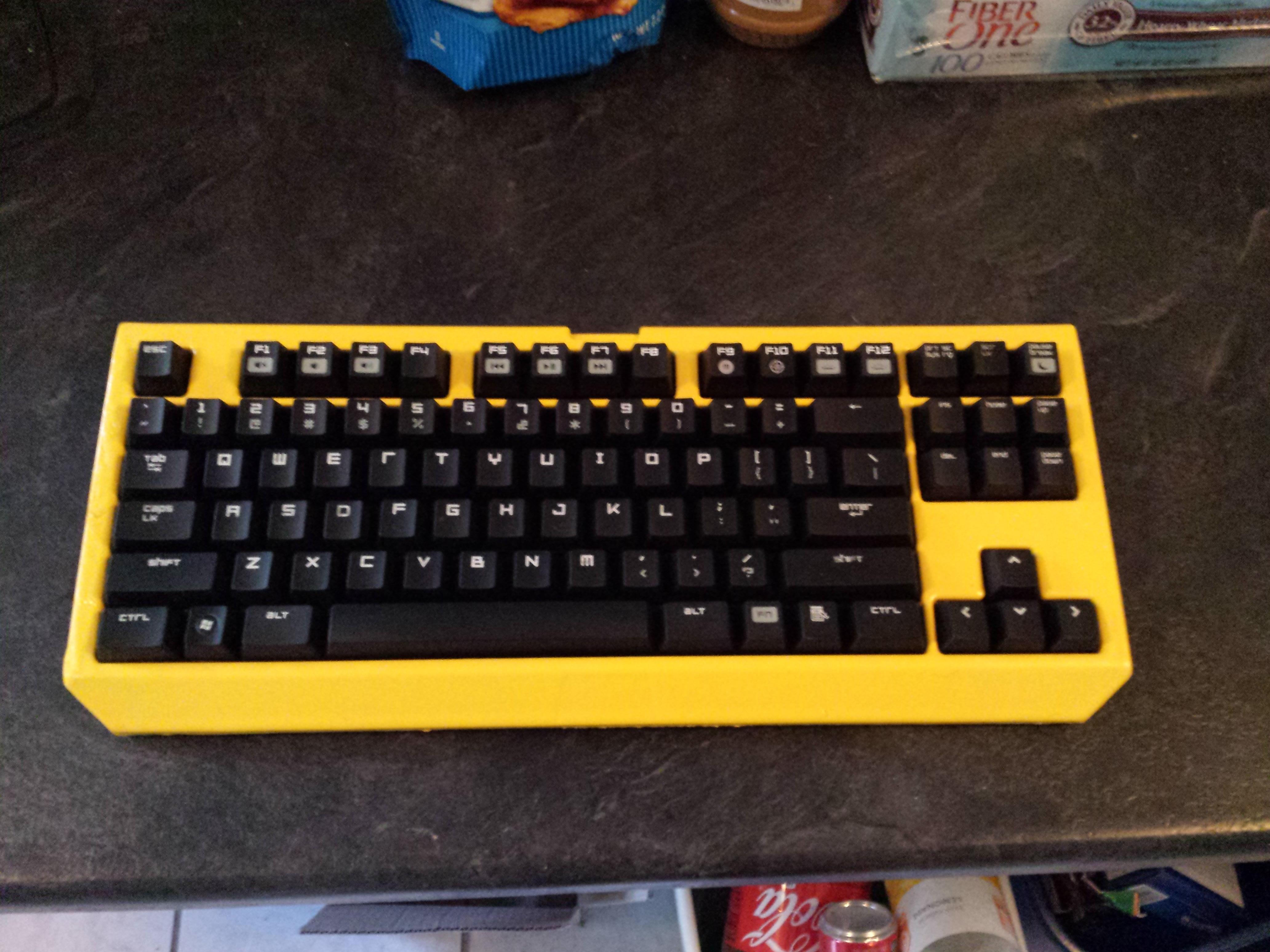 4128x3096 Painted My Razer Blackwidow Te. Not Too Bad For A First Time Mod - Painting Keyboard