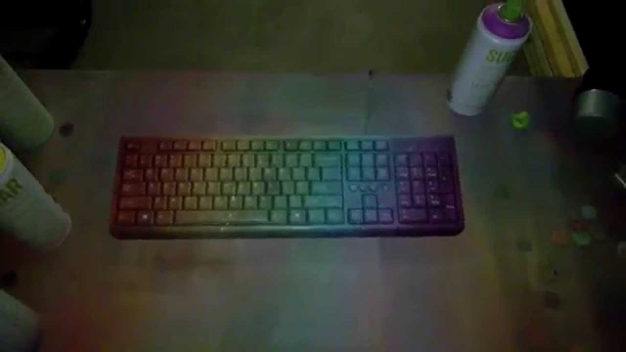 1280x720 Painting A Keyboard - Painting Keyboard