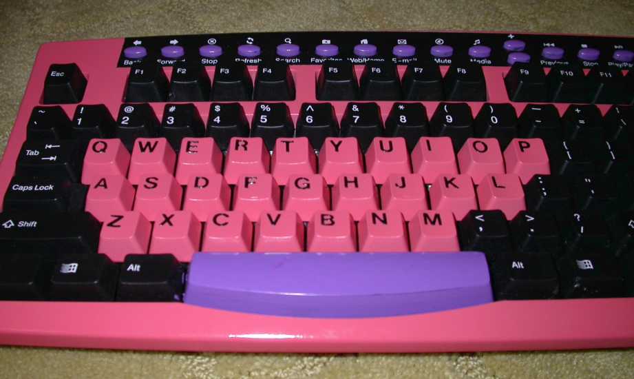 921x550 Project Pink N Purple - Painting Keyboard