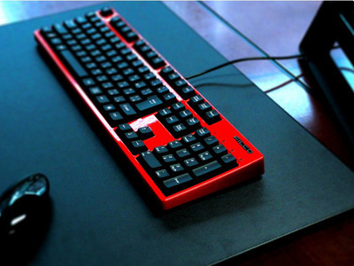 400x300 Japan Filco Italian Red Painting104 Key Wired Usbwireless - Painting Keyboard