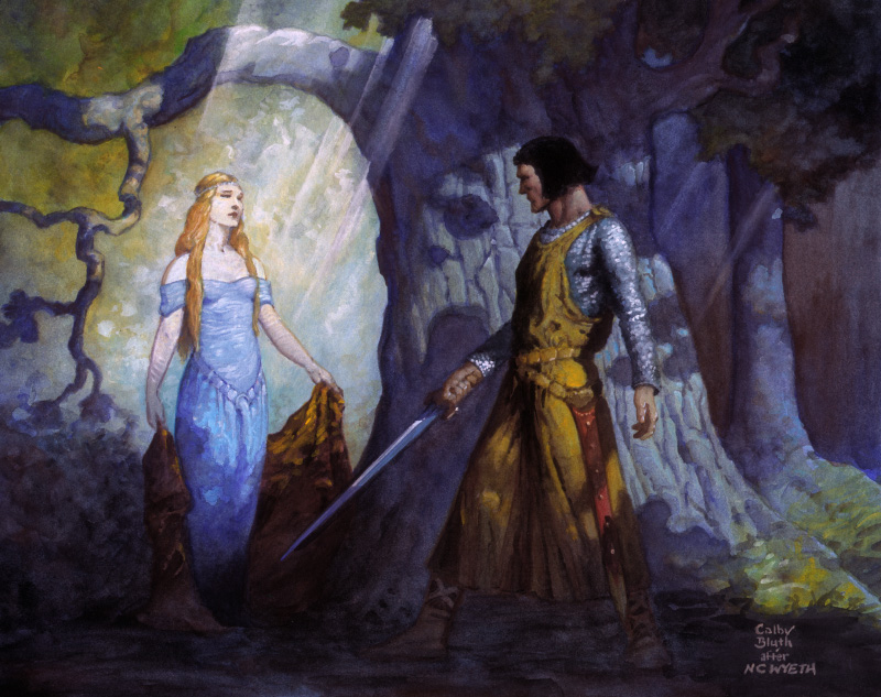 800x633 Study Of Nc Wyeth's The King's Henchman By Colbybluth - Painting Kings