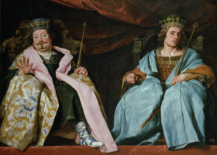 900x643 Two Kings Of Spain Painting By Alonso Cano - Painting Kings