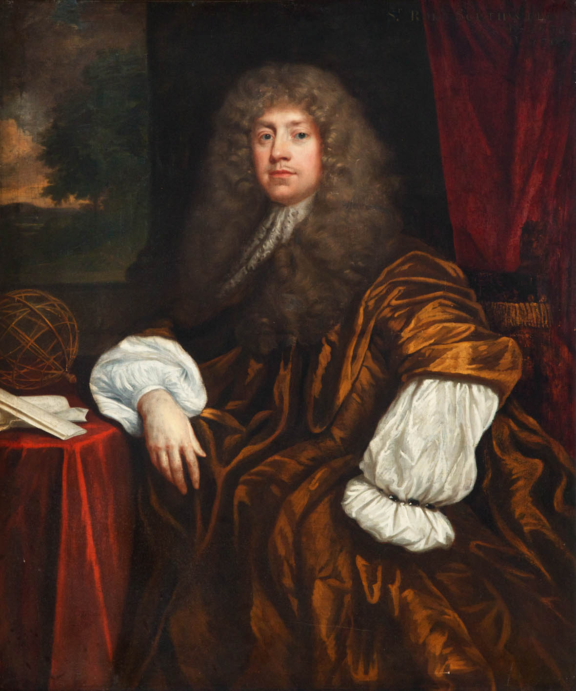 1181x1417 Filesir Robert Southwell In A Painting By Kneller Hanging - Painting Kings