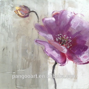 350x350 Large Flower Paintings,modern Canvas Art Flower Painting - Painting Large Flowers