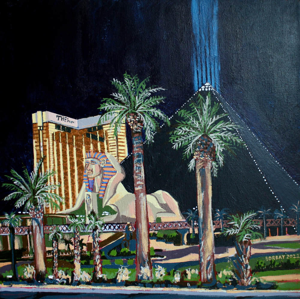 1000x998 Painting Process The Luxor Las Vegas - Painting Las Vegas