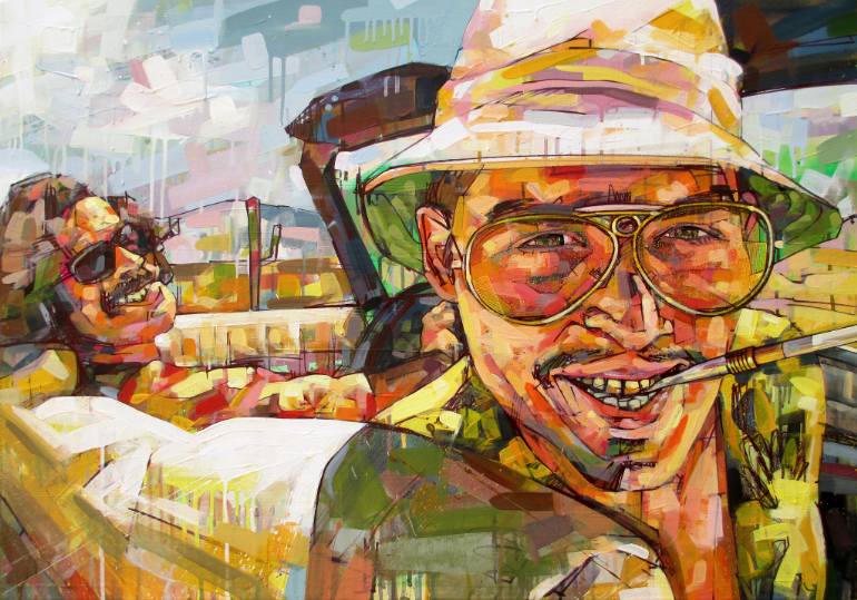 770x539 Saatchi Art Fear And Loathing In Las Vegas Painting By Life In Colour - Painting Las Vegas