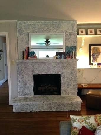 342x456 Lava Rock Fireplace Paint Home Ideas - Painting Lava Rock