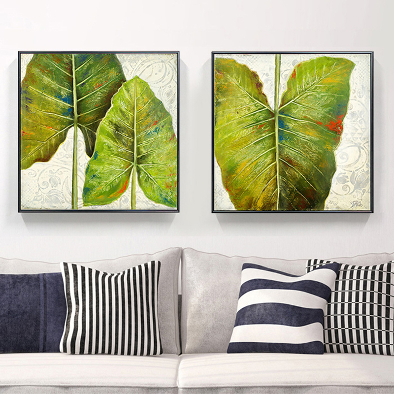 800x800 Images Of Leaf Canvas Painting - Painting Leaves On Canvas