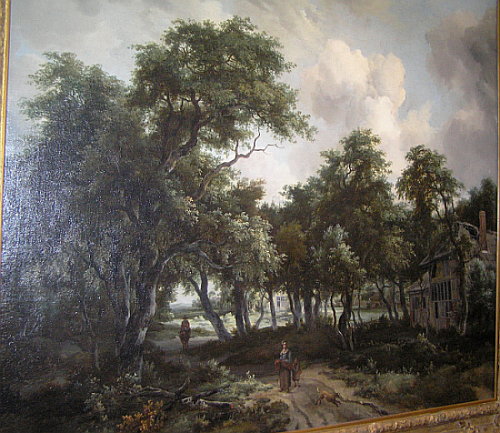 500x433 How To Paint Leaves On Trees In Oil Oil Painting With Ethan - Painting Leaves On Trees