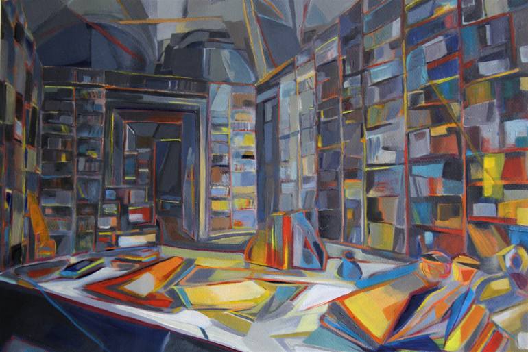 770x514 Saatchi Art Library Portrait 2017 Barbara D'Adamo Painting By - Painting Library