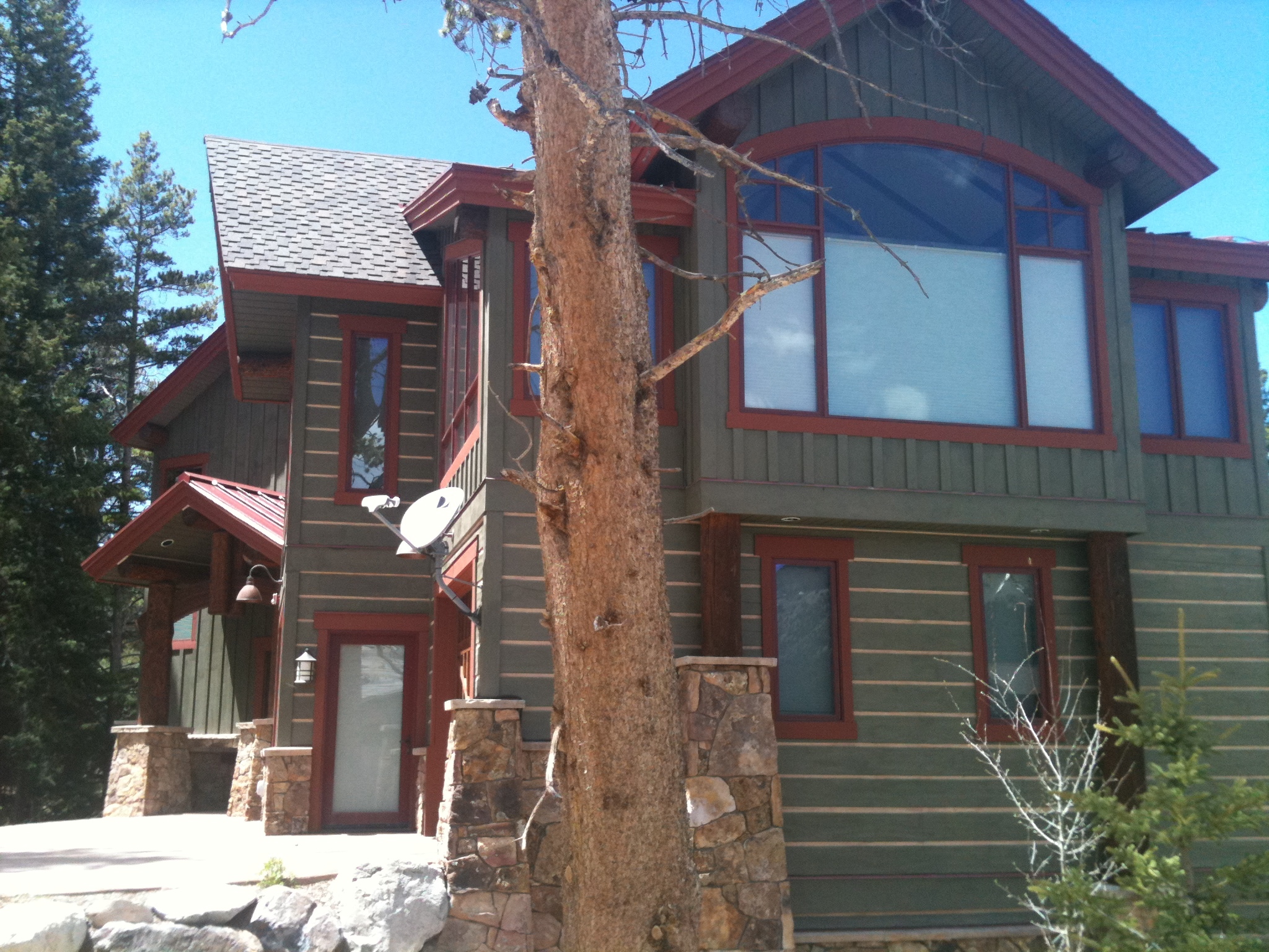 Painting Log Homes At Paintingvalley Com Explore Collection Of