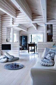 236x355 Painting A Log Home Interior Home Painting - Painting Log Homes