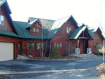 400x300 Painting Plus Decorating, Log Home Restoration, Commercial - Painting Log Homes