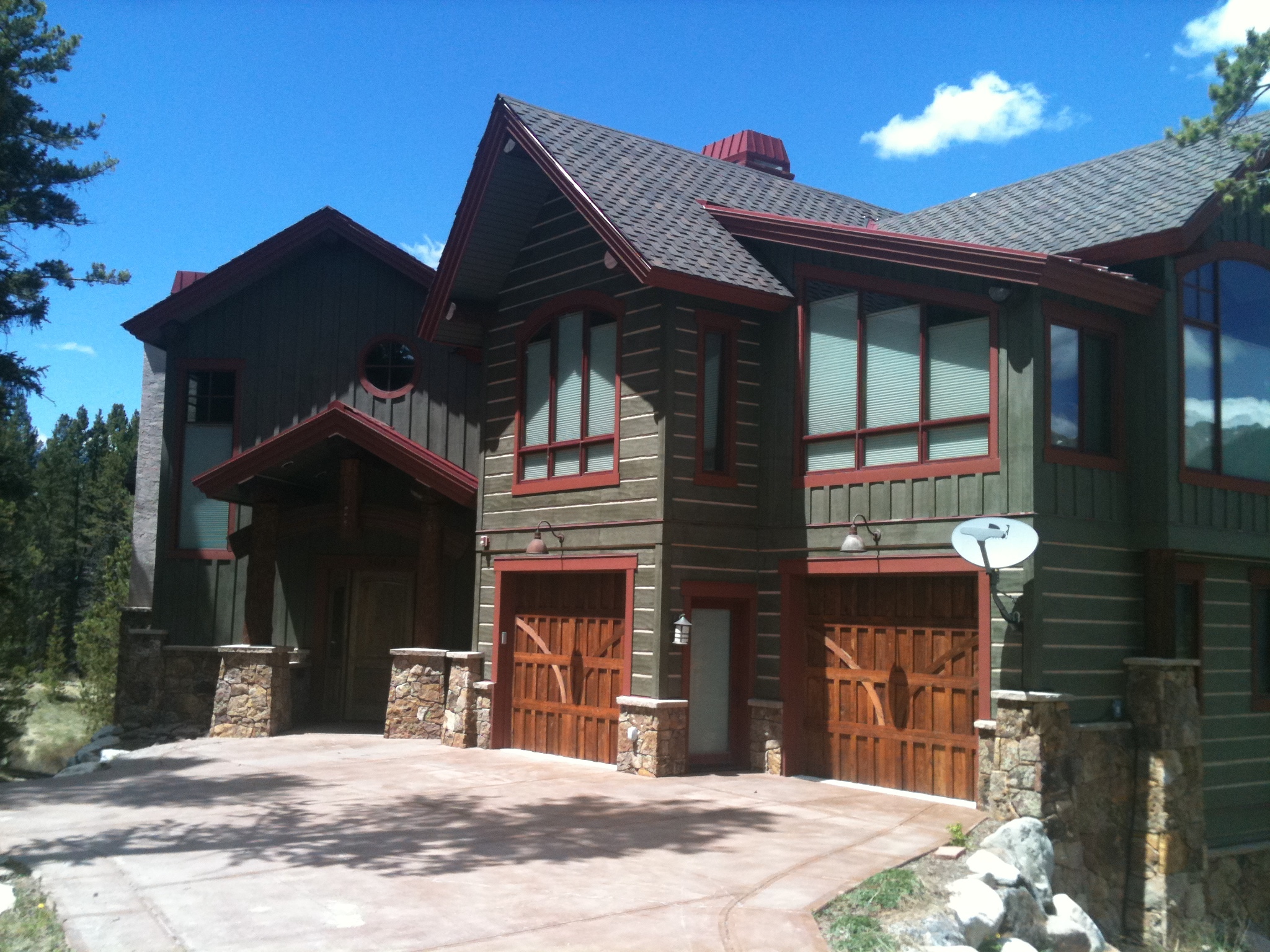 Painting Log Homes At Paintingvalley Com Explore Collection Of