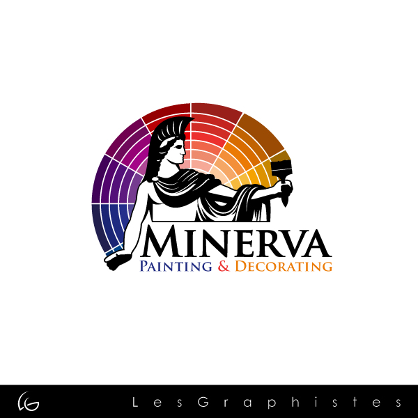 600x600 New Logo Design For Minerva Painting Amp Decorating Ltd. Hiretheworld - Painting Logo