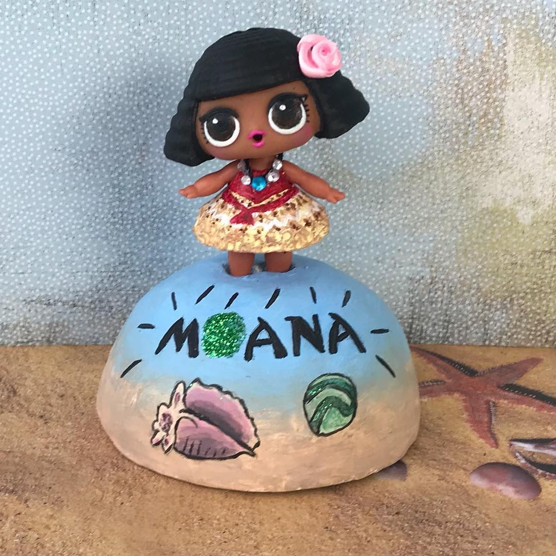 1080x1080 I Made A Stand For Moana From A Lol Surprise Doll Ball - Painting Lol Dolls