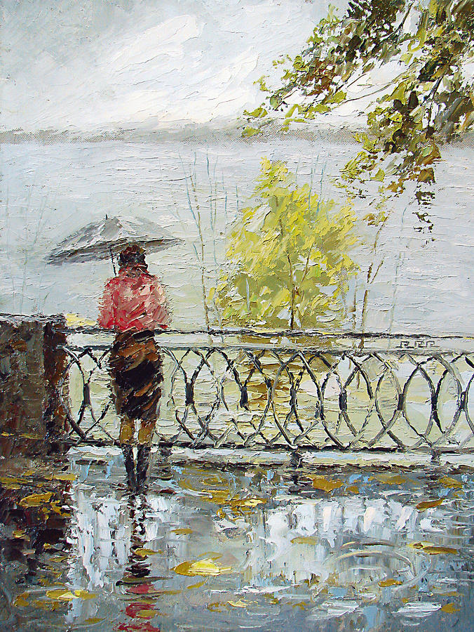 676x900 Loneliness Painting By Dmitry Spiros - Painting Loneliness