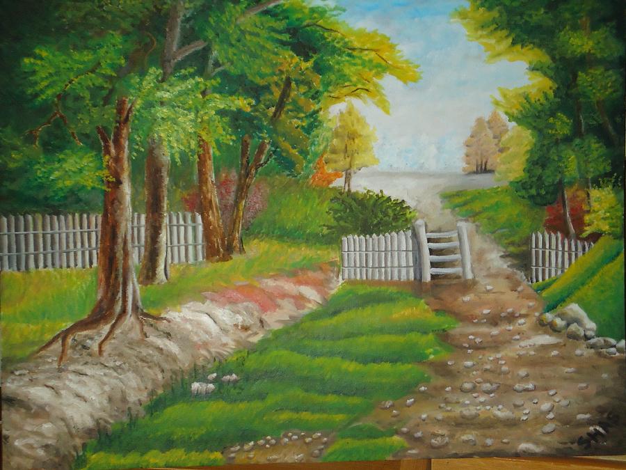 900x675 Loneliness Painting By Shayaf - Painting Loneliness