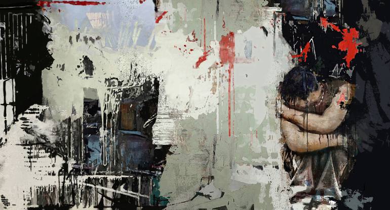 770x416 Saatchi Art Loneliness Painting By Serj Fedulov - Painting Loneliness