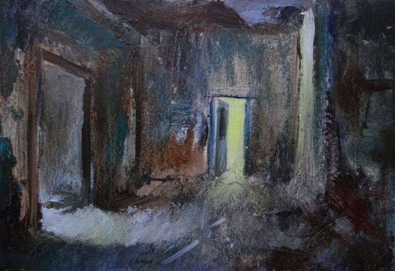 770x527 Saatchi Art Loneliness Amp Space Painting By Ivan Kashlakov - Painting Loneliness