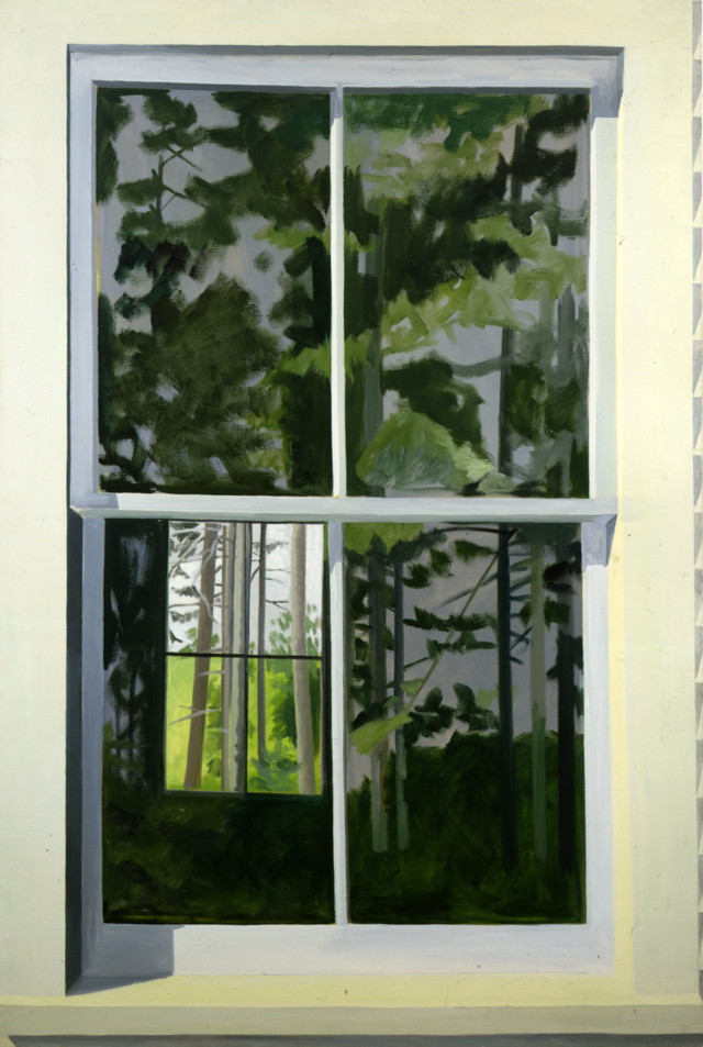 640x953 The Poetic Grit Of A Landscape Painter And An Outspoken Critic - Painting Looking Through A Window