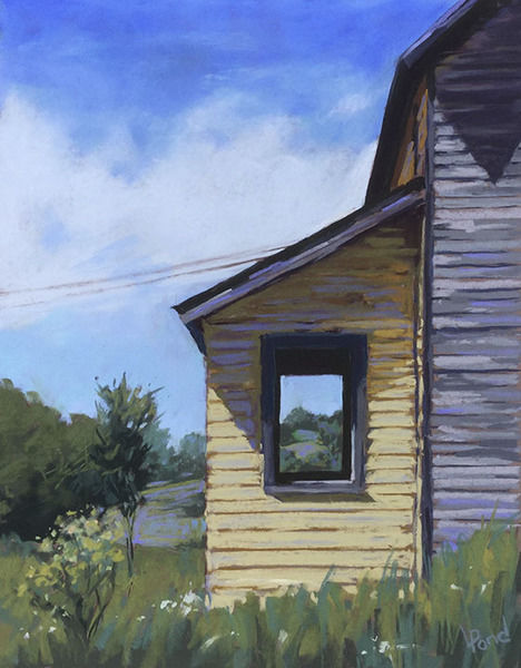 468x600 Find Art Looking - Painting Looking Through A Window