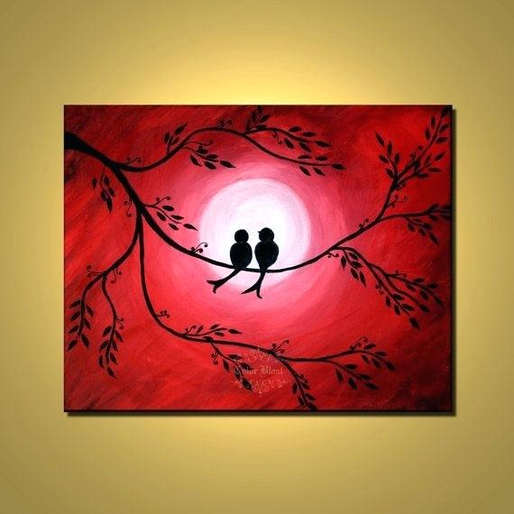 570x570 Love Birds Painting Inspiring Birds Quotes Beautiful Birds - Painting Love Quotes