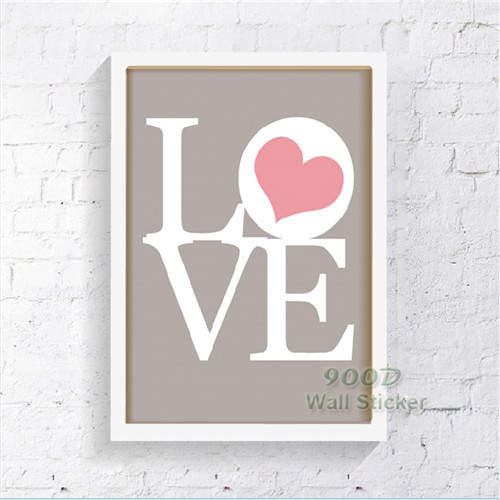500x500 Love Quote Canvas Painting Poster, Wall Pictures For Living Room - Painting Love Quotes