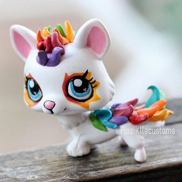600x600 Oc Rainbow Dragon Lps Custom By Pia Chu - Painting Lps