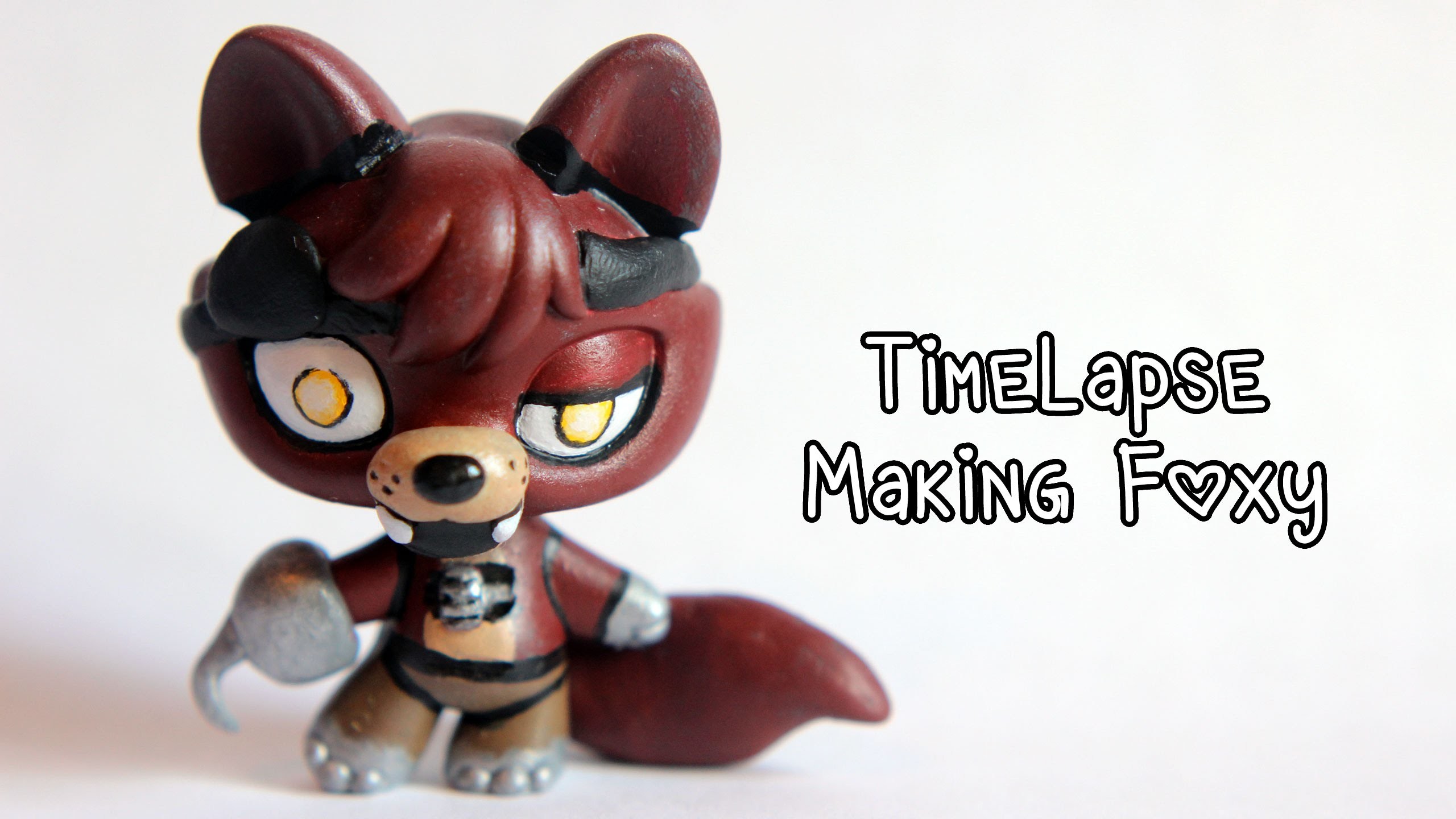 2560x1440 Timelapse (With Explanation) Sculpting And Painting Foxy - Painting Lps