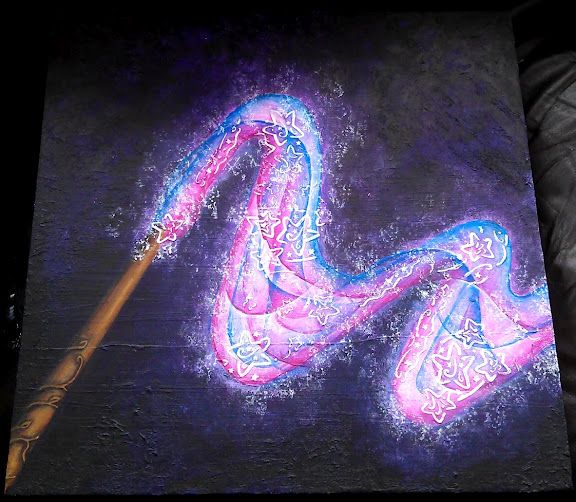 576x502 Magic Wand Painting Inspiration Arts And Crafts - Painting Magic Wand