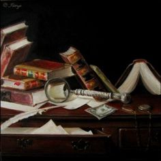 236x236 Magnifying Glass Painting - Painting Magnifying Glass