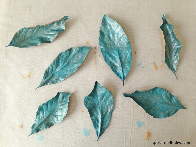 800x600 Painted Magnolia Leaves For Fall Decor And Weddings - Painting Magnolia Leaves
