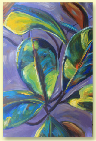 319x467 Sold Florida Works - Painting Magnolia Leaves